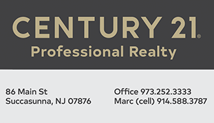 Company contact info for Century 21 Professional Realty in Succasunna, New Jersey.